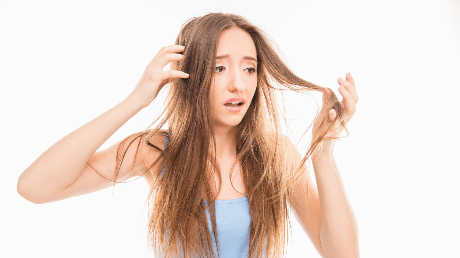 Unhealthy damaged hair from too much heat styling - HairZglam