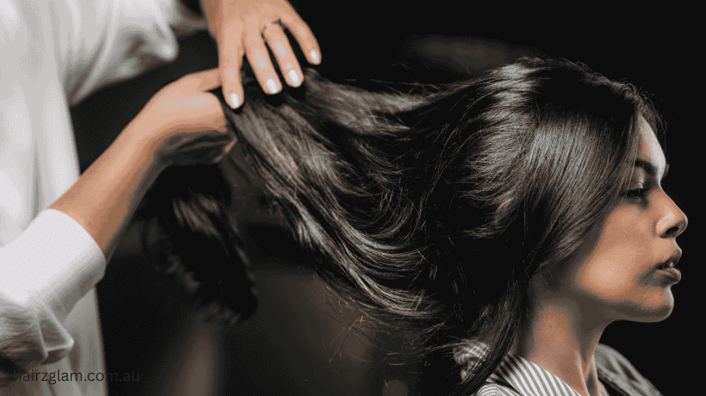 Client Discussing Hair Products With Hairdresser