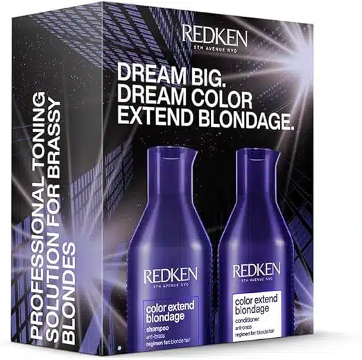 Redken Blondage - #No1 Blonde Toner  / Purple Shampoo and Conditioner Duo - HairZglam